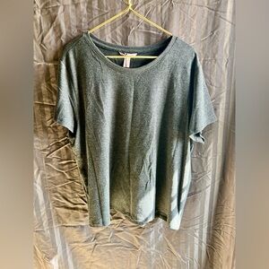 Victoria's Secret Gray Waffle Knit Pajama Top XXL NWT